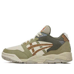 Asics: Зелёные кроссовки 