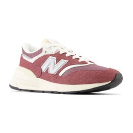 New Balance: Красные кроссовки 