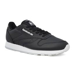 Reebok: Чёрные кроссовки  Classic Leather