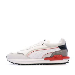 PUMA: Белые кроссовки  Rider
