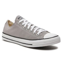 Converse: Серые кроссовки  Chuck Taylor All Star