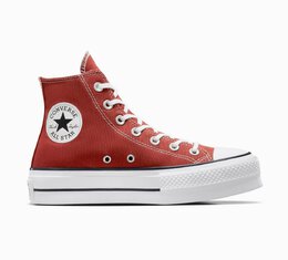 Converse: Красные кроссовки  Chuck Taylor All Star Lift