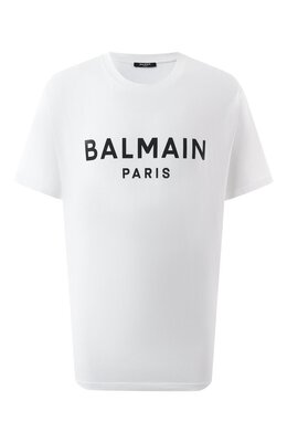 Balmain: Хлопковая футболка 