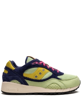 Saucony: Зелёные кроссовки  Shadow 6000