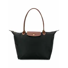 Longchamp: Чёрная сумка 