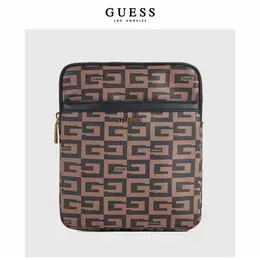 GUESS: Коричневая сумка 