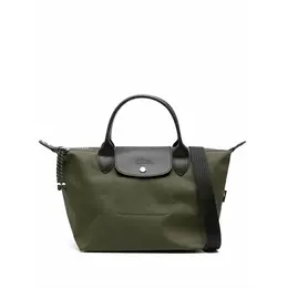 Longchamp: Зелёная сумка 