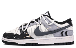 Nike: Чёрные кроссовки  Dunk