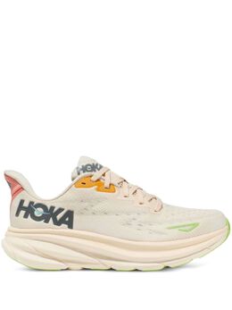 HOKA: Бежевые кроссовки 