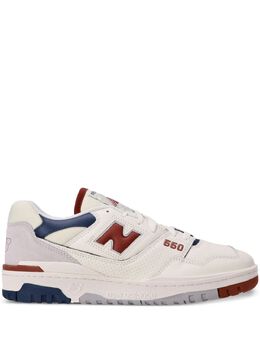 New Balance: Белые кроссовки  550