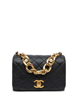 CHANEL Pre-Owned: Чёрная сумка 