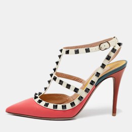 Valentino: Многоцветные туфли  Rockstud