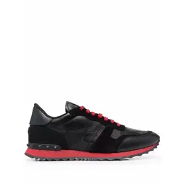 Valentino: Чёрные кеды  Rockrunner