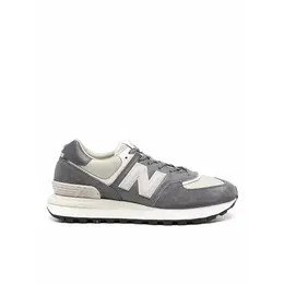 New Balance: Серые кроссовки  574