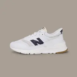 New Balance: Белые кроссовки  997