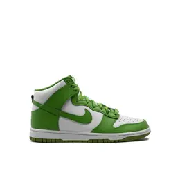 NIKE: Серебристые кроссовки  Dunk High