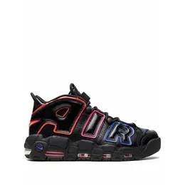 NIKE: Чёрные кроссовки  Air More Uptempo