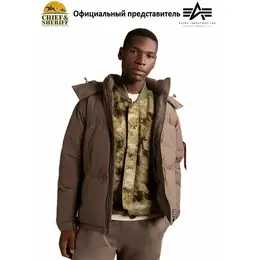 ALPHA INDUSTRIES: Коричневая куртка 