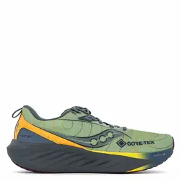 Saucony: Зелёные кроссовки 