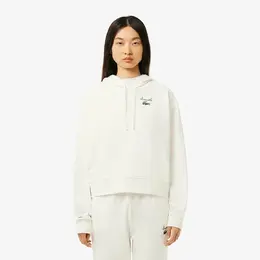 LACOSTE: Белая толстовка 