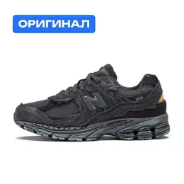 New Balance: Чёрные кроссовки 