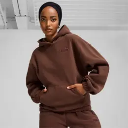 PUMA: Коричневая толстовка  Elevated