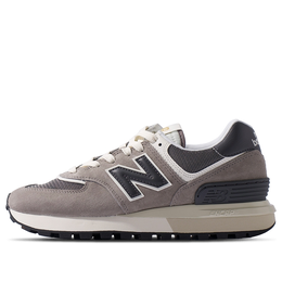 New Balance: Серые кроссовки  574