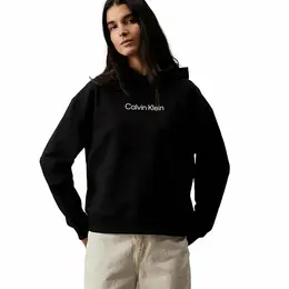 CALVIN KLEIN: Чёрная толстовка 