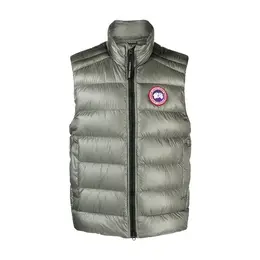 CANADA GOOSE: Зелёный жилет  Crofton