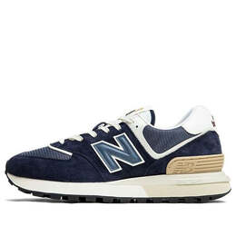 New Balance: Синие кроссовки  574