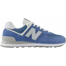 New Balance: Синие кроссовки  574