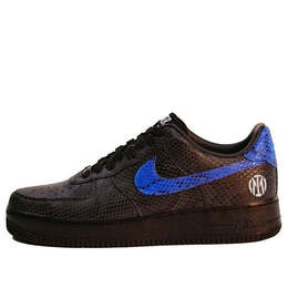 Nike: Чёрные кроссовки  Air Force 1