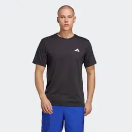 adidas: Чёрная футболка  Essentials