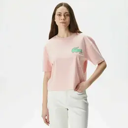 LACOSTE: Светлая футболка 