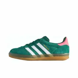 adidas: Зелёные кроссовки  Gazelle