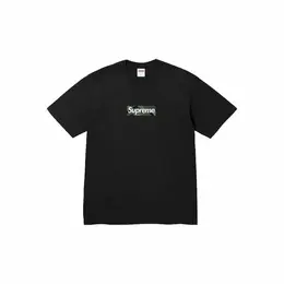 Supreme: Чёрная футболка  Box Logo