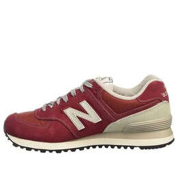 New Balance: Красные кроссовки  574
