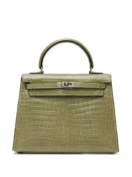 Hermès Pre-Owned: Зелёная сумка 