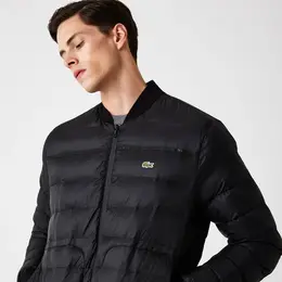 LACOSTE: Чёрная куртка 