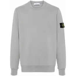 Stone Island: Серый свитер 