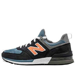 New Balance: Синие кроссовки  574