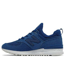 New Balance: Синие кроссовки  574