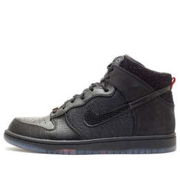 Nike: Чёрные кроссовки  Dunk High Premium