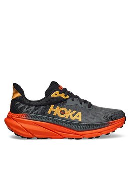 HOKA: Серые кроссовки 