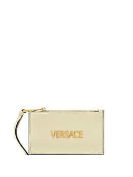 Versace: Жёлтый картхолдер 
