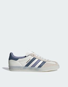 Adidas: Тёмные кроссовки  Gazelle Indoor