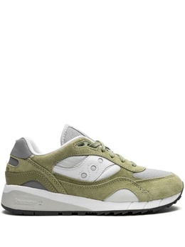 Saucony: Зелёные кроссовки  Shadow 6000