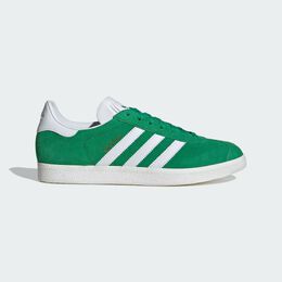 Adidas: Зелёные кроссовки  Gazelle