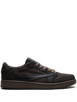 Jordan: Коричневые кроссовки  Air Jordan 1 Travis Scott