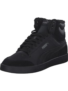 PUMA: Чёрные кроссовки 